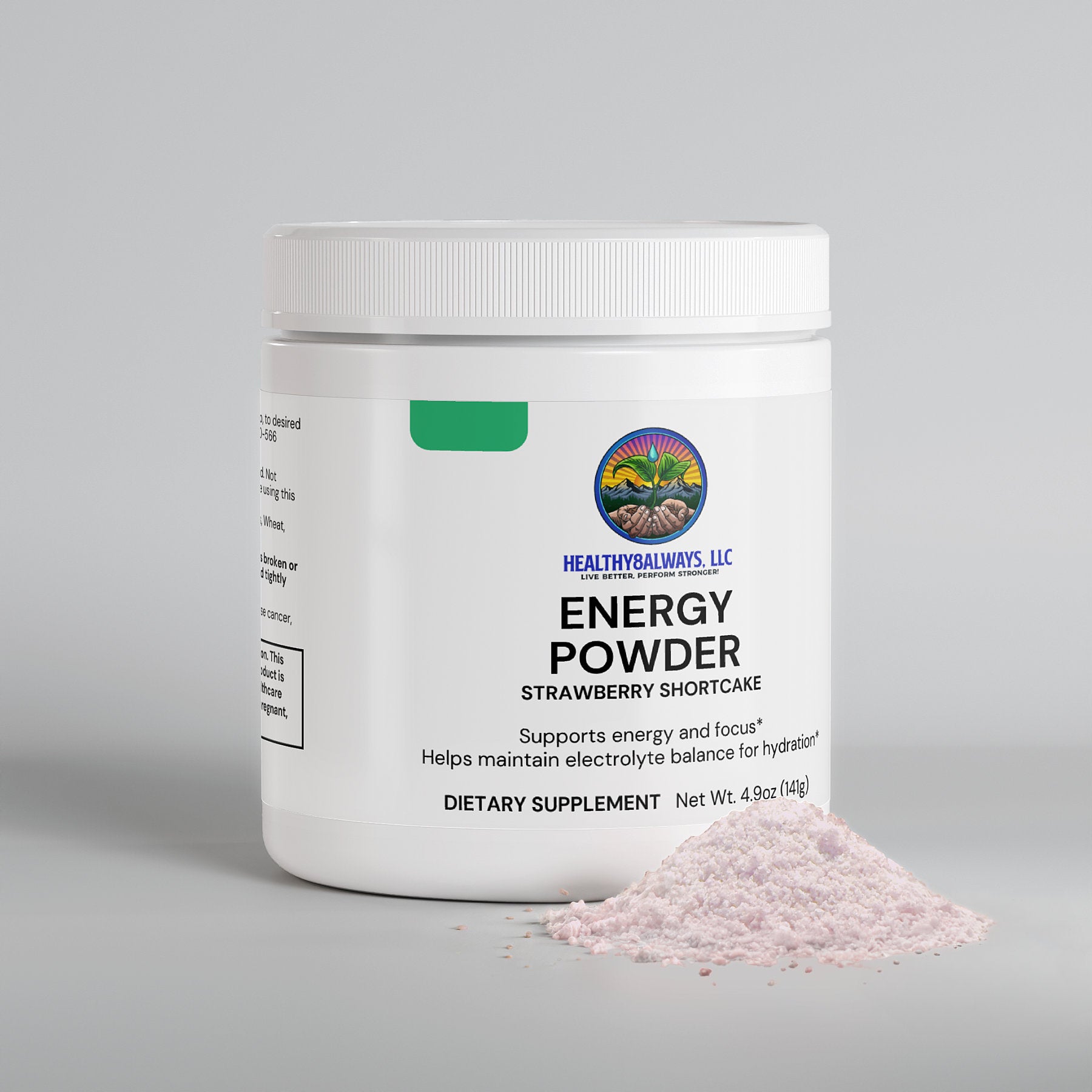 Energy Powder (Strawberry Shortcake)