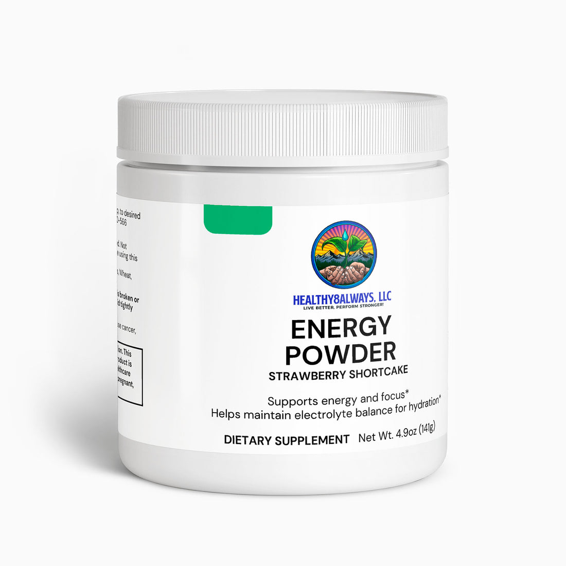 Energy Powder (Strawberry Shortcake)