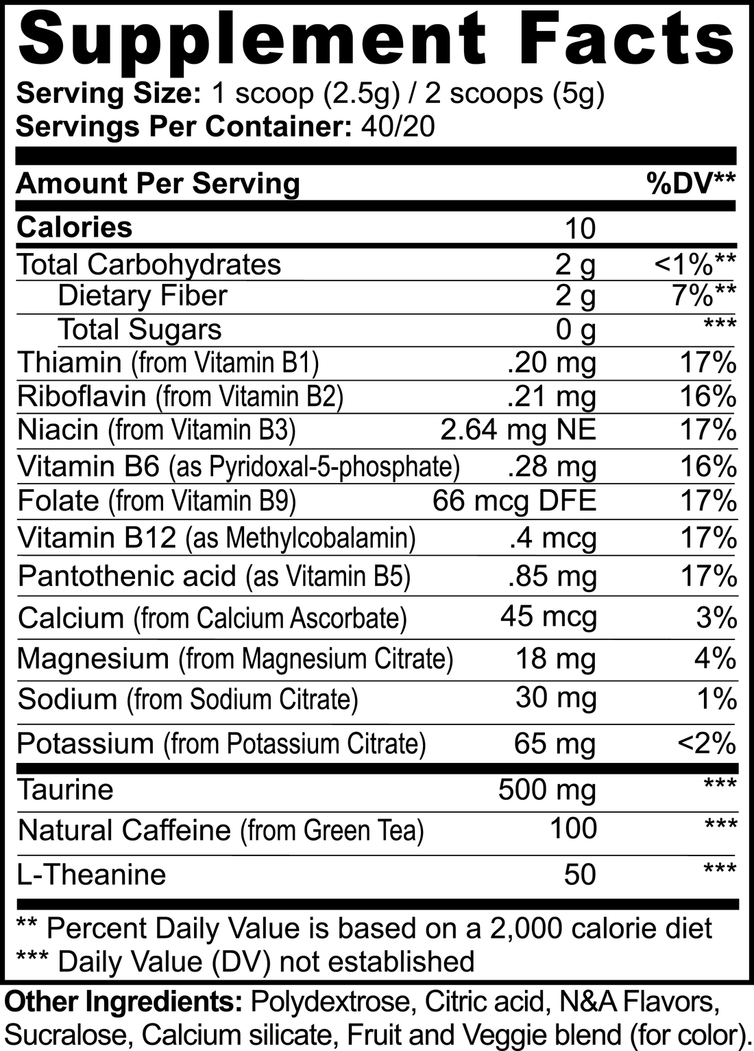 Energy Powder (Strawberry Shortcake)