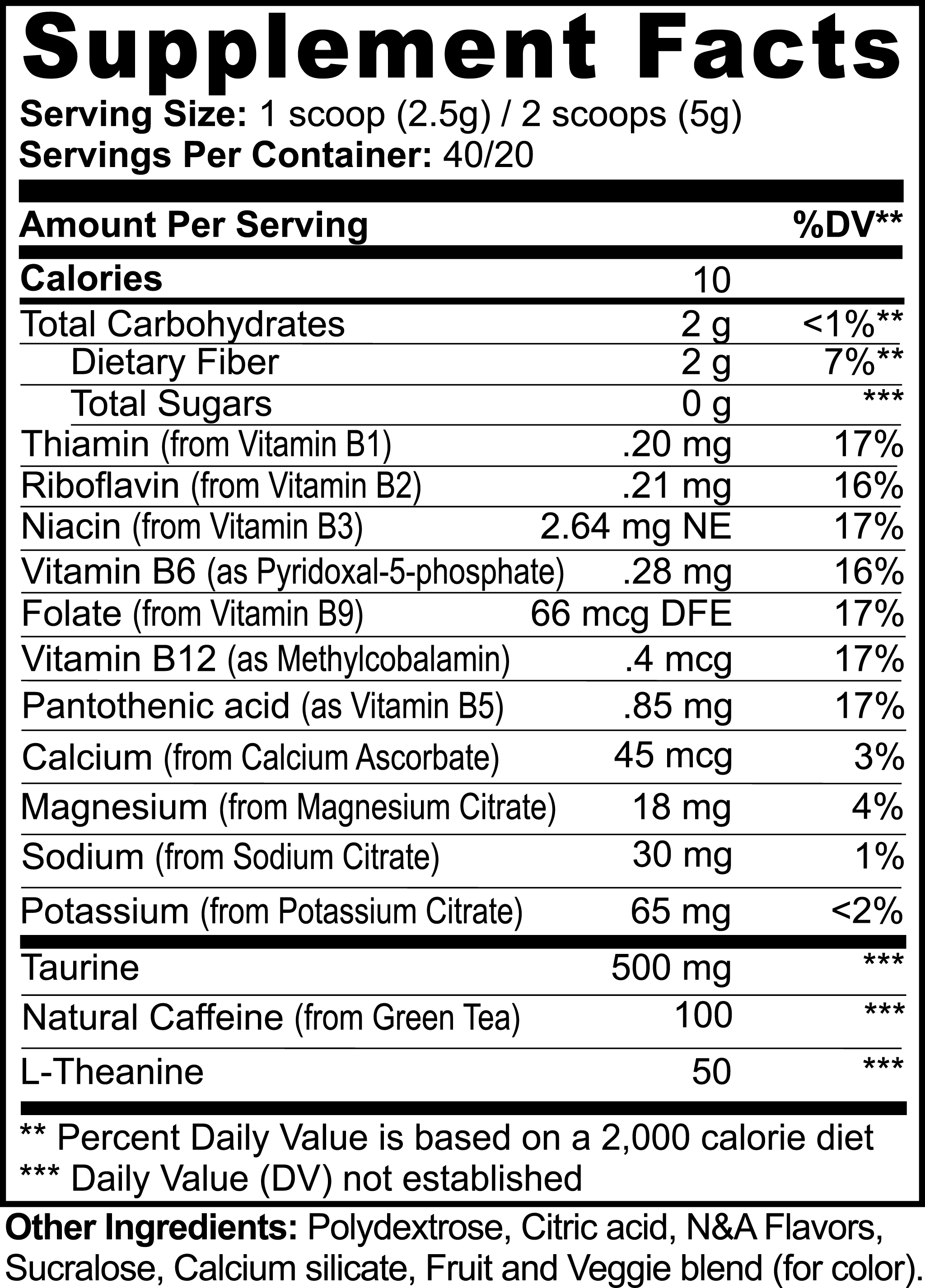 Energy Powder (Strawberry Shortcake)